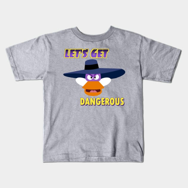 Darkwing Duck Kids T-Shirt by shallahan